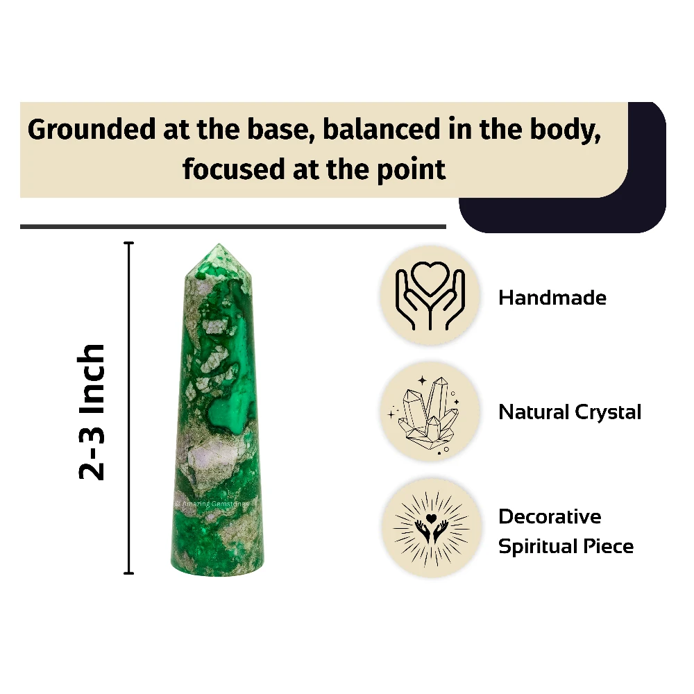 Variscite Tower (2" to 3" inch)