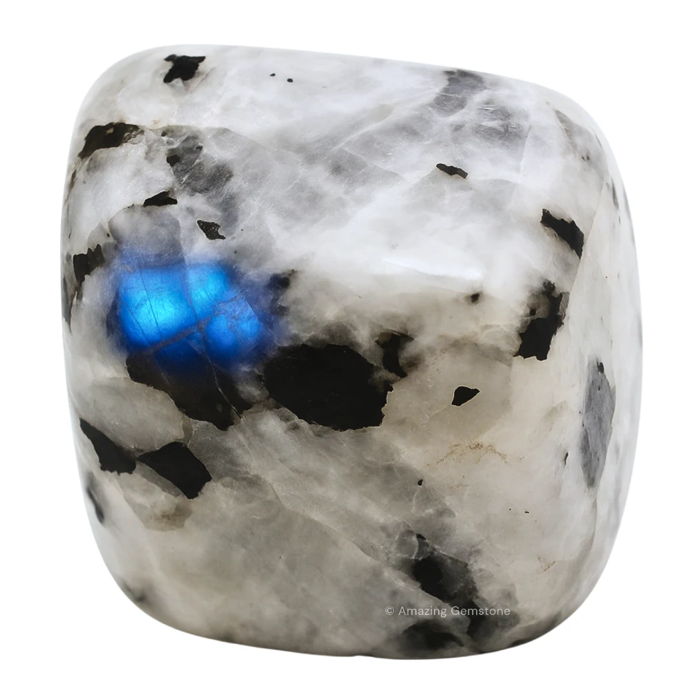 Tumbled Rainbow Moonstone Crystals Stones (1000+ Carats)