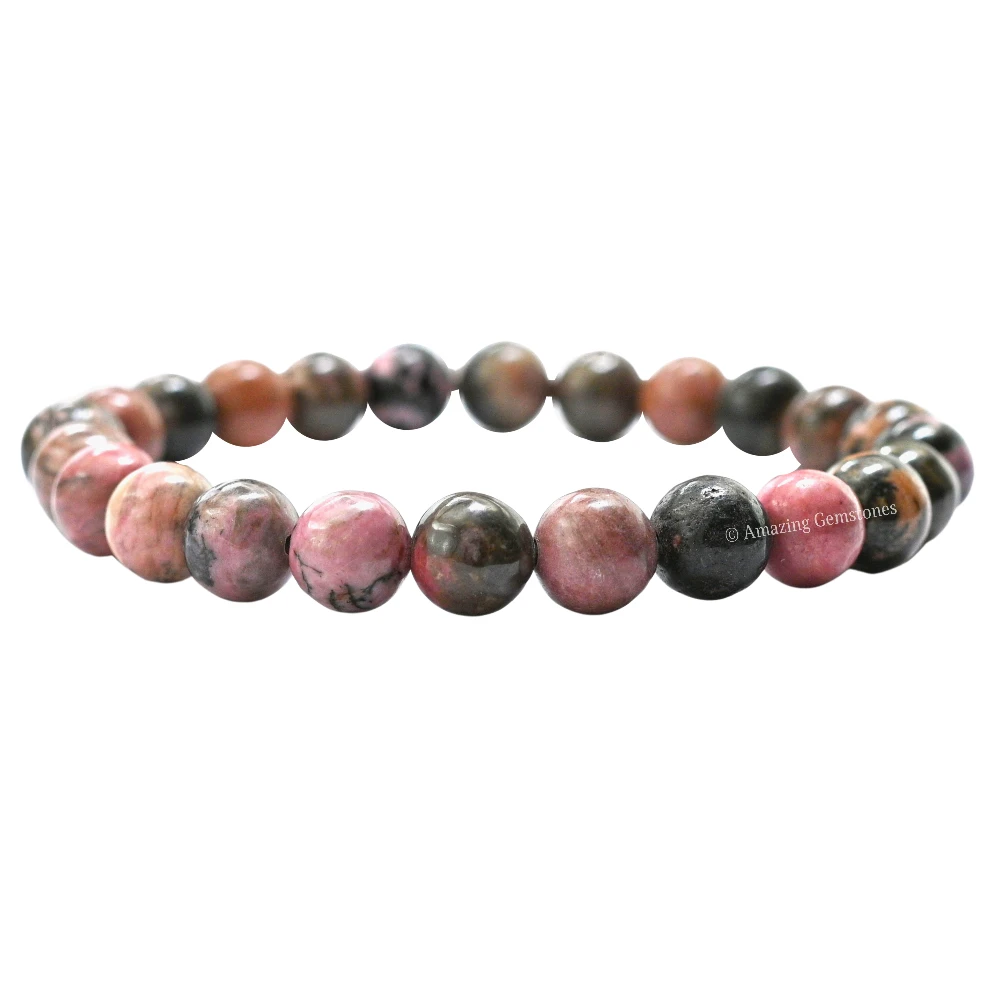 Rhodonite Bracelet (Stretchable)