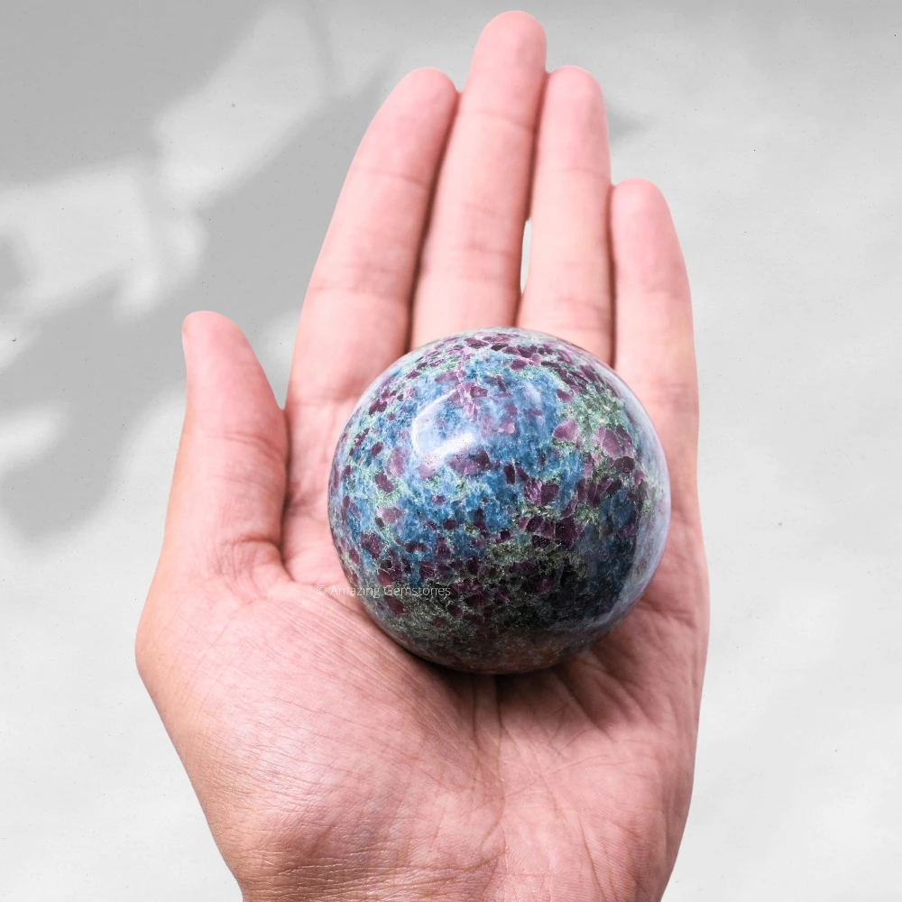 Large Ruby Kyanite Sphere (2.5 Inch)