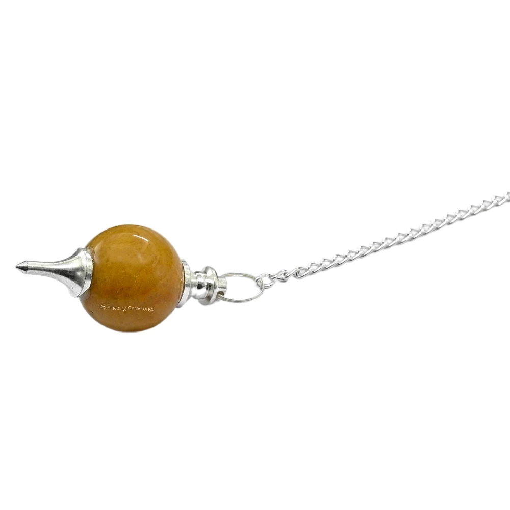 Yellow Jasper Ball Pendulum