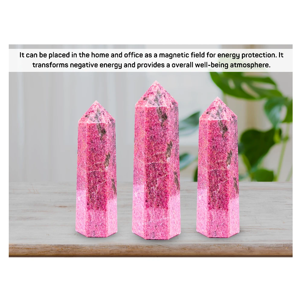 Rhodonite Tower (5.5" to 6" Inch)