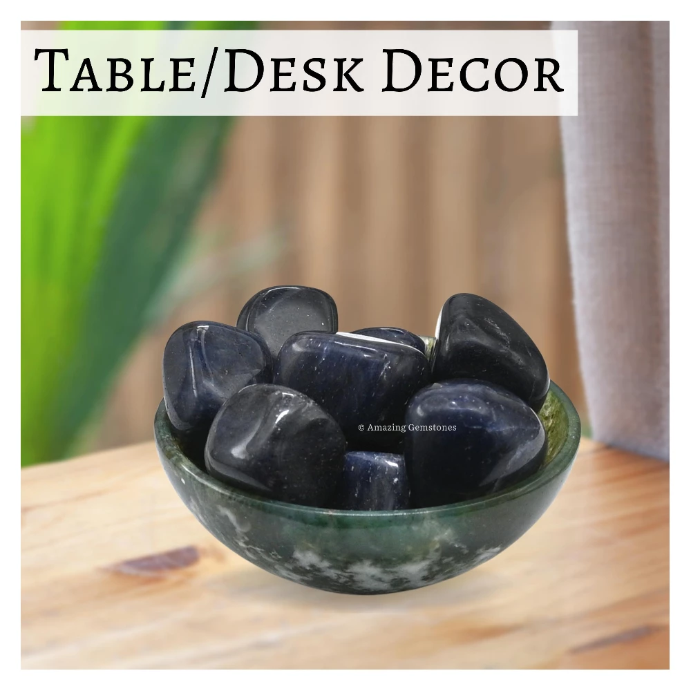 Tumbled Blue Aventurine Crystals Stones (1 oz)