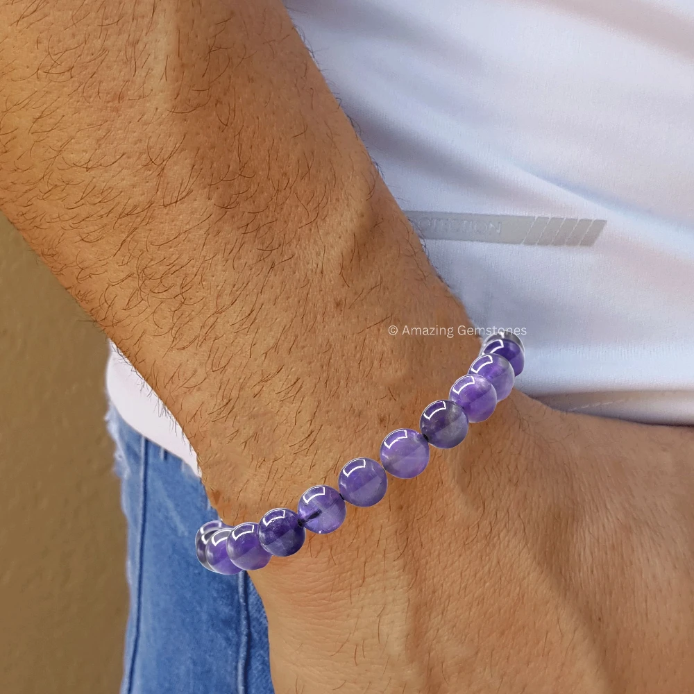 Amethyst Bracelet (Adjustable)