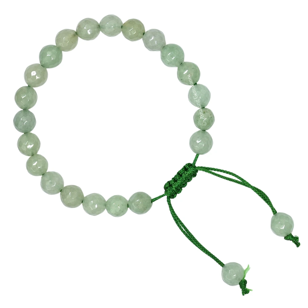 Green Aventurine Bracelet (Faceted-Adjustable)