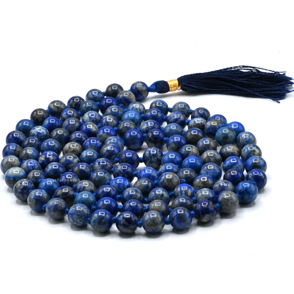 Lapis Lazuli Mala (Hand Knotted)