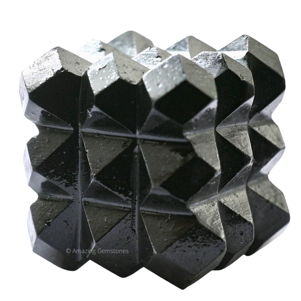 Black Tourmaline Cube Pyramid
