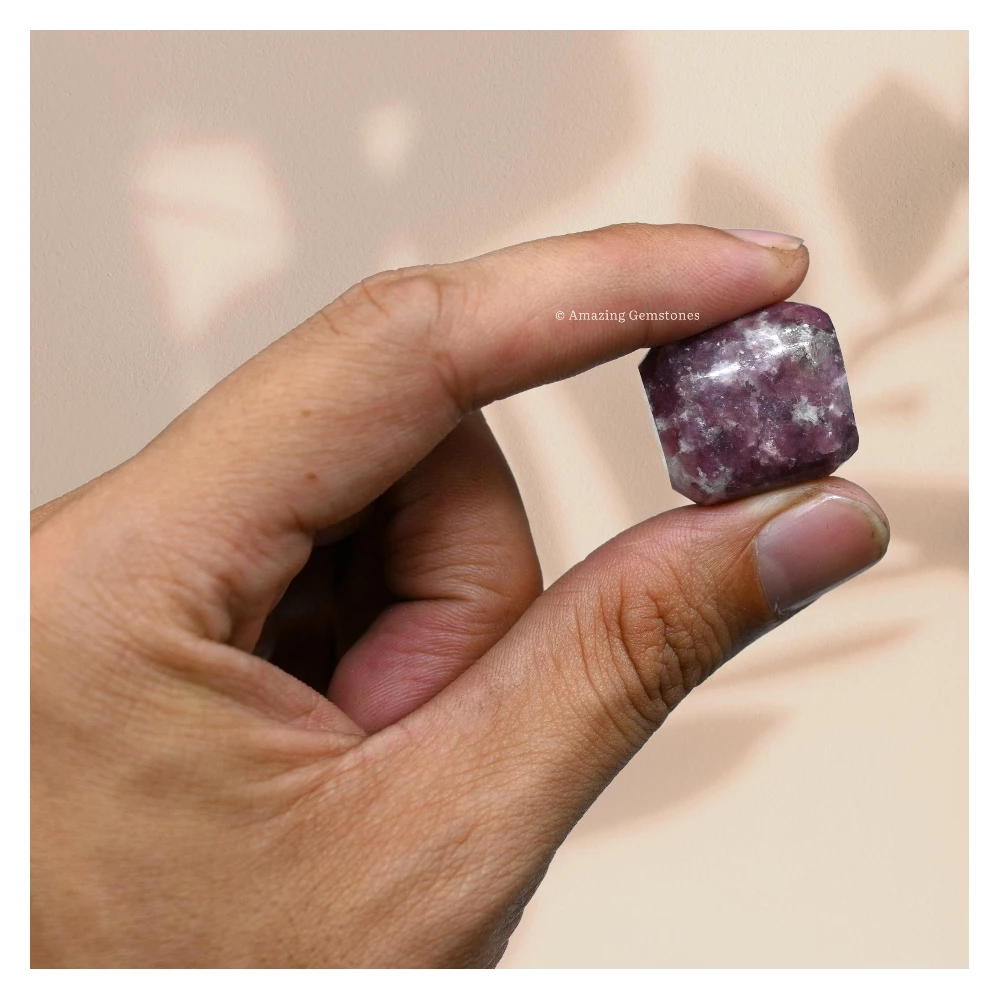 Tumbled Lepidolite Crystals Stones (1 oz)