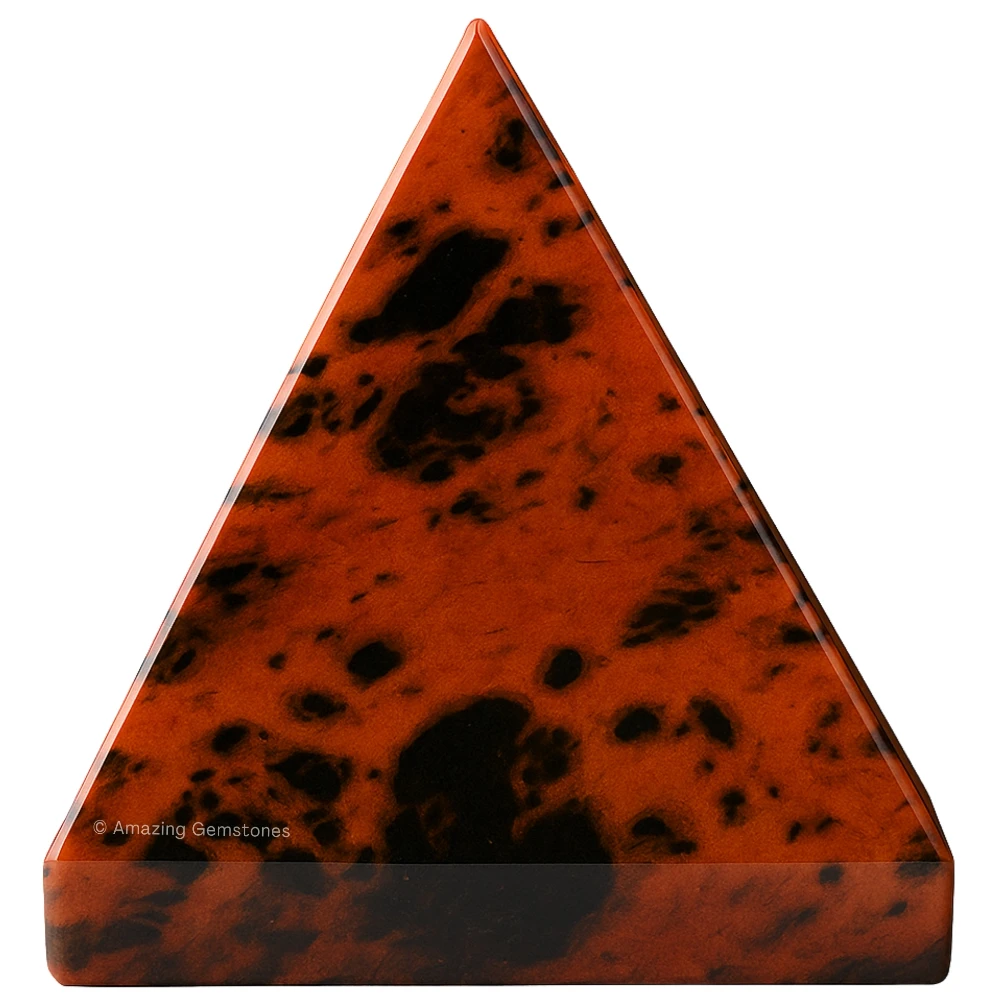 Mahogany Obsidian Pyramid (2 Inch)
