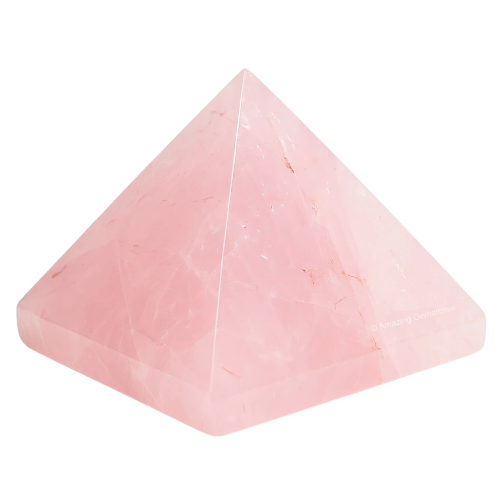 Rose Quartz Pyramid (2 Inch)