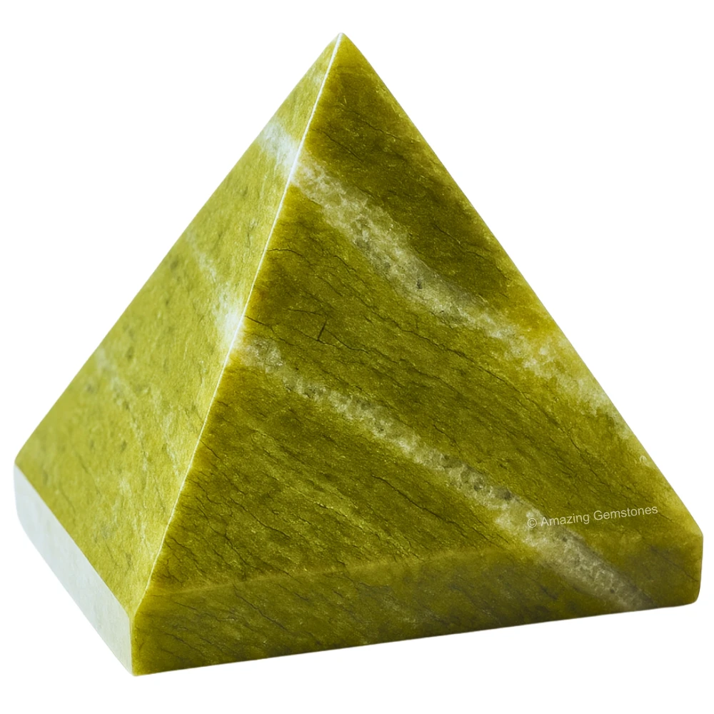 Vesuvianite Pyramid (1.5 Inch)