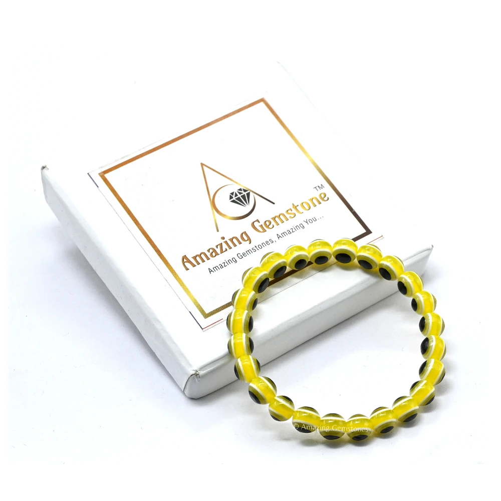 Yellow Evil Eye Bracelet