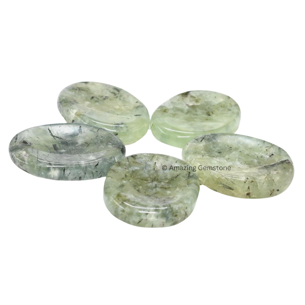 Prehnite Worry Stone