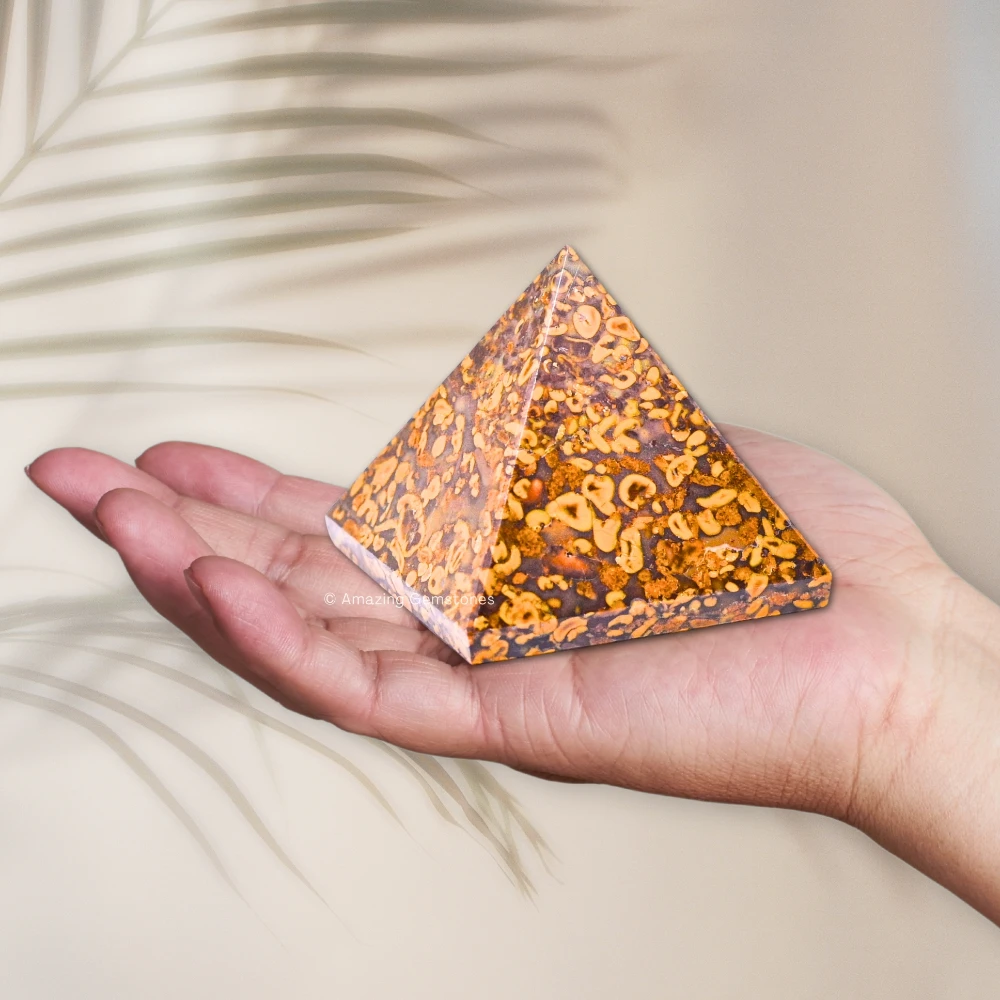 Fruit Jasper Pyramid (2 Inch)
