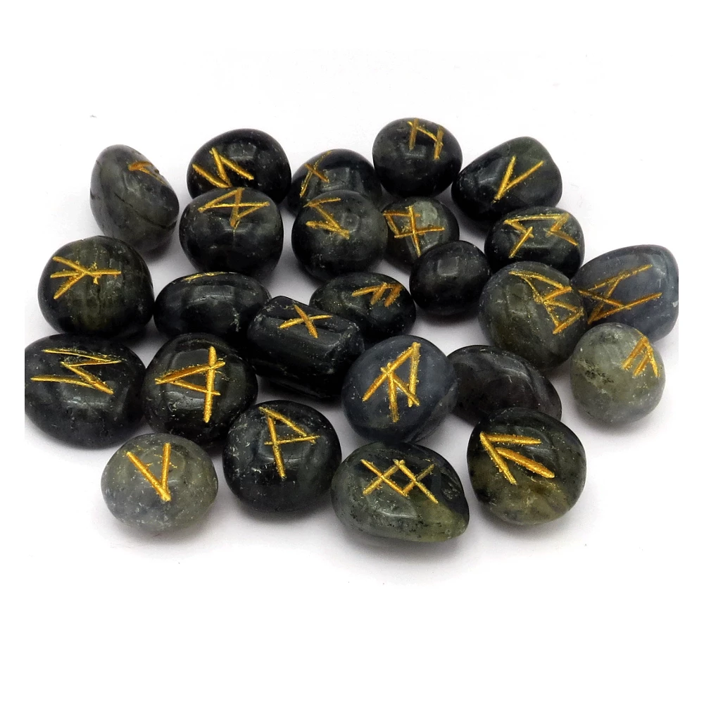 Iolite Rune Stones Set