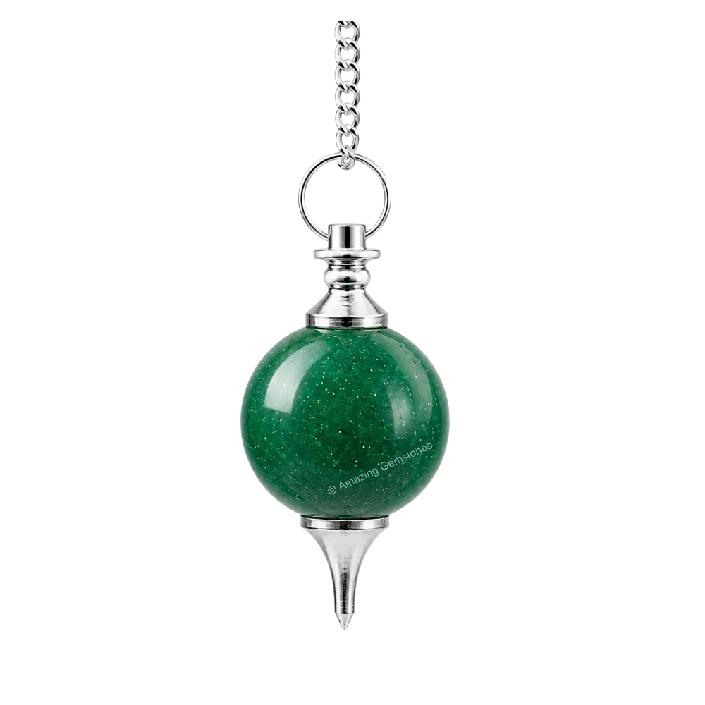Green Aventurine Ball Pendulum