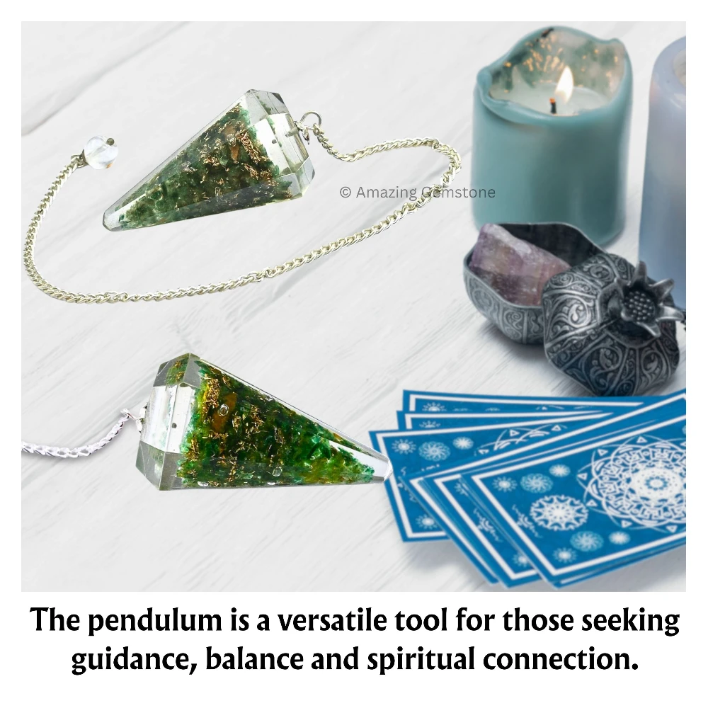 Green Aventurine Orgone Pendulum