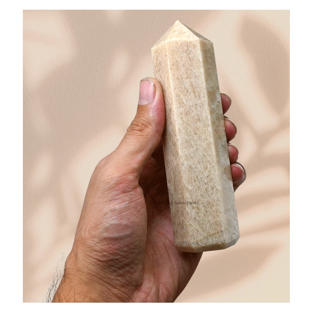 Cream Moonstone Tower (5.5" to 6" INCH)