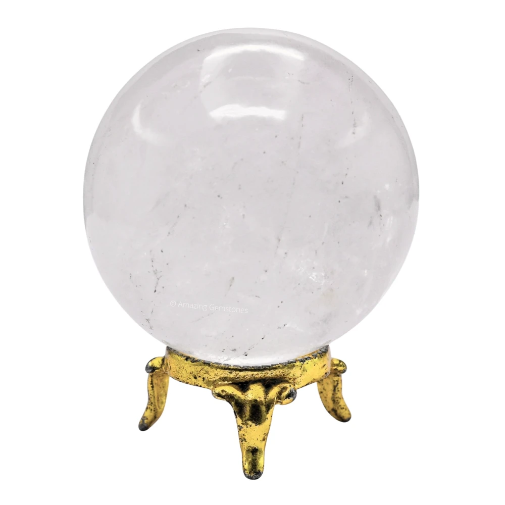 Large Clear Quartz Sphere (2.5 Inch)