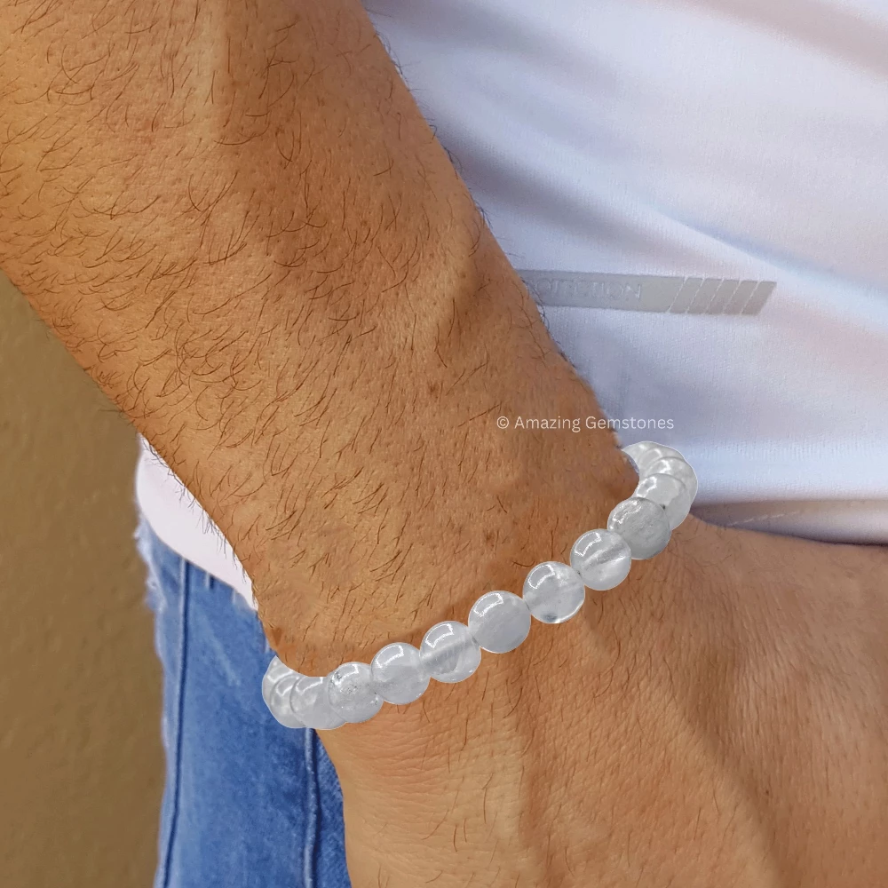 Selenite Bracelet (Adjustable)