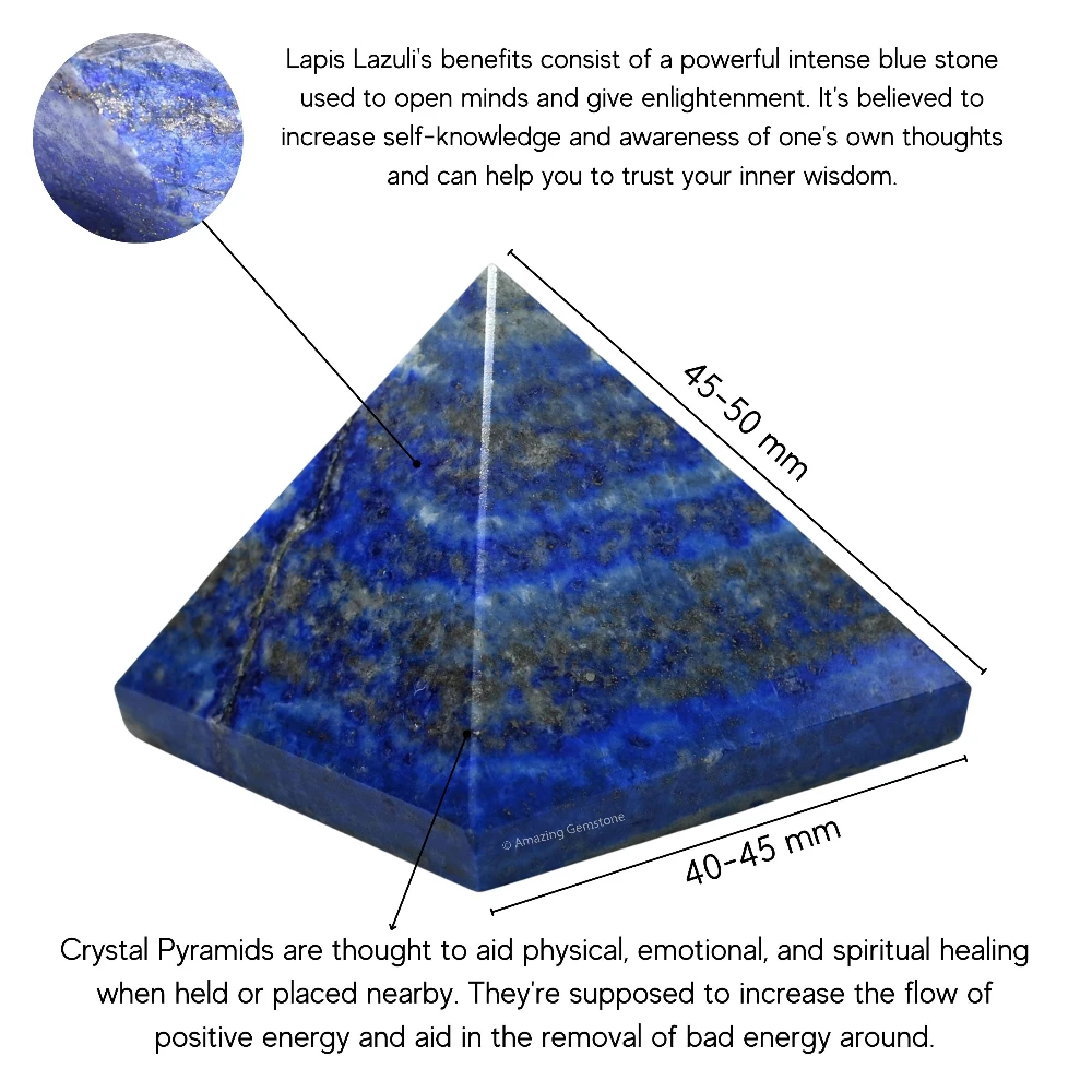 Lapis Lazuli Pyramid (2 Inch)