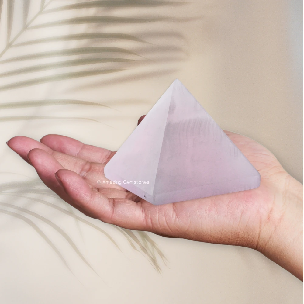 Pink Calcite Pyramid (2 Inch)