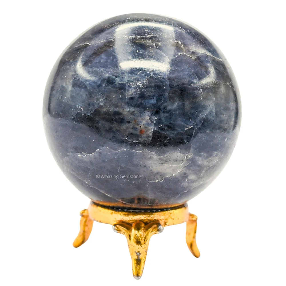 Large Iolite Sphere (2.5 Inch)