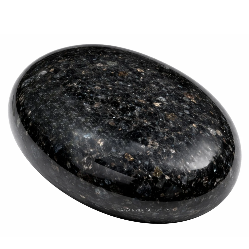Nuummite Palm Stone
