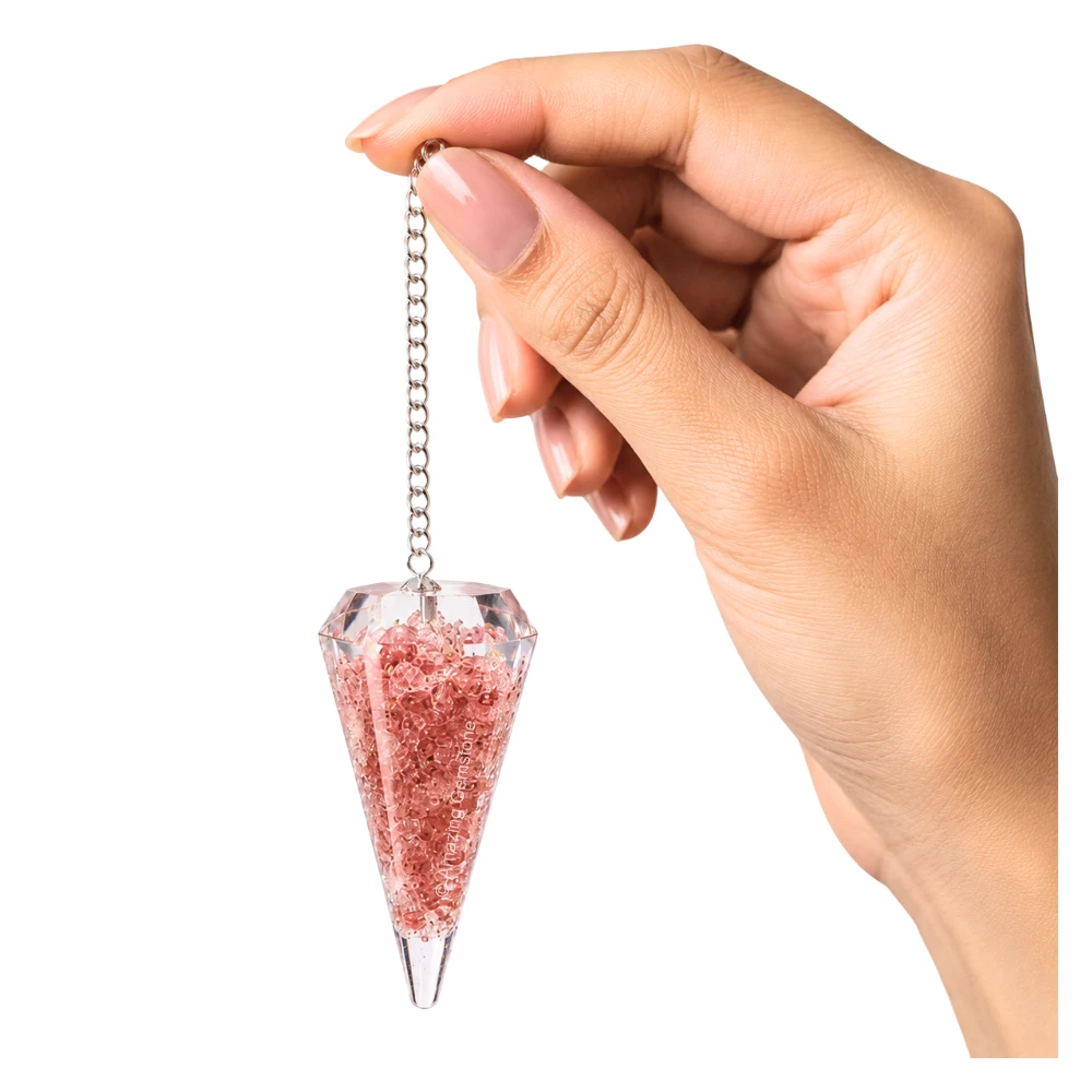 Strawberry Quartz Orgone Pendulum