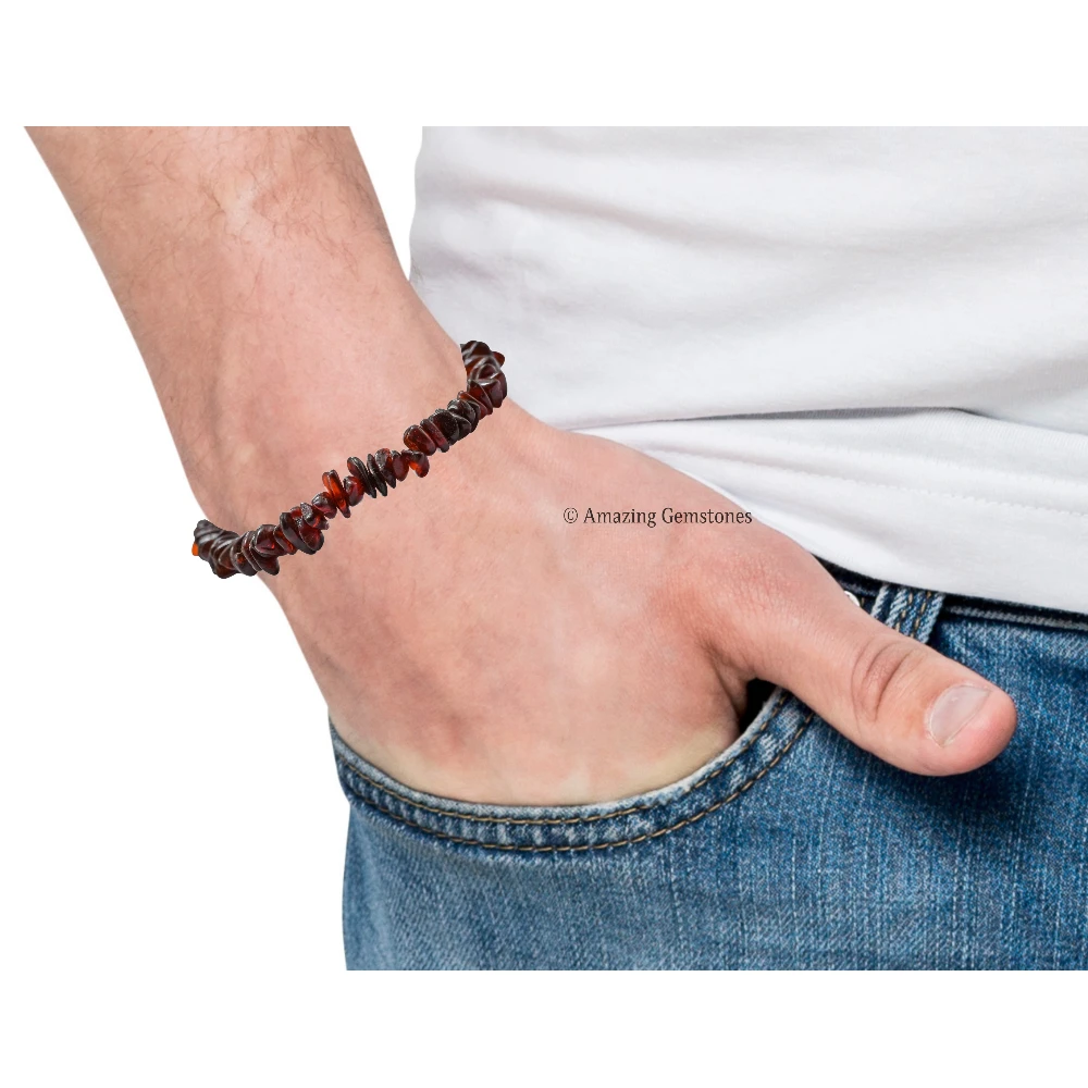 Amber Chip Bracelet