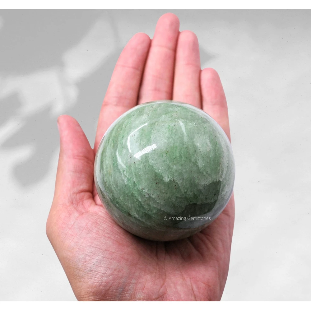 Large Green Aventurine Sphere (3 Inch)