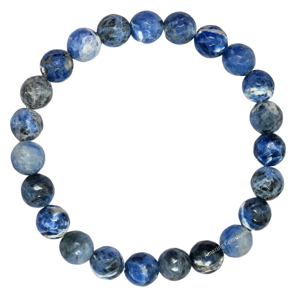 Sodalite Bracelet (Faceted-Stretchable)