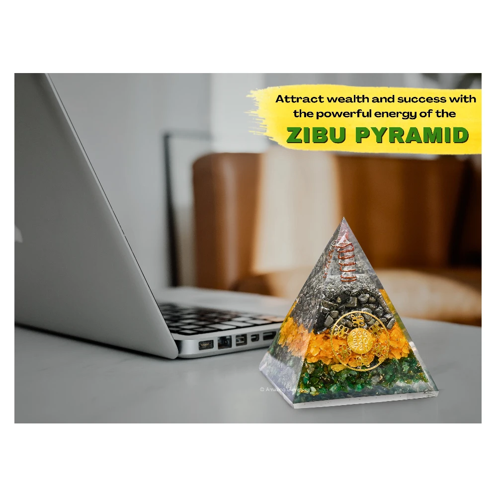 Money Magnet Pyramid with Zibu Symbol