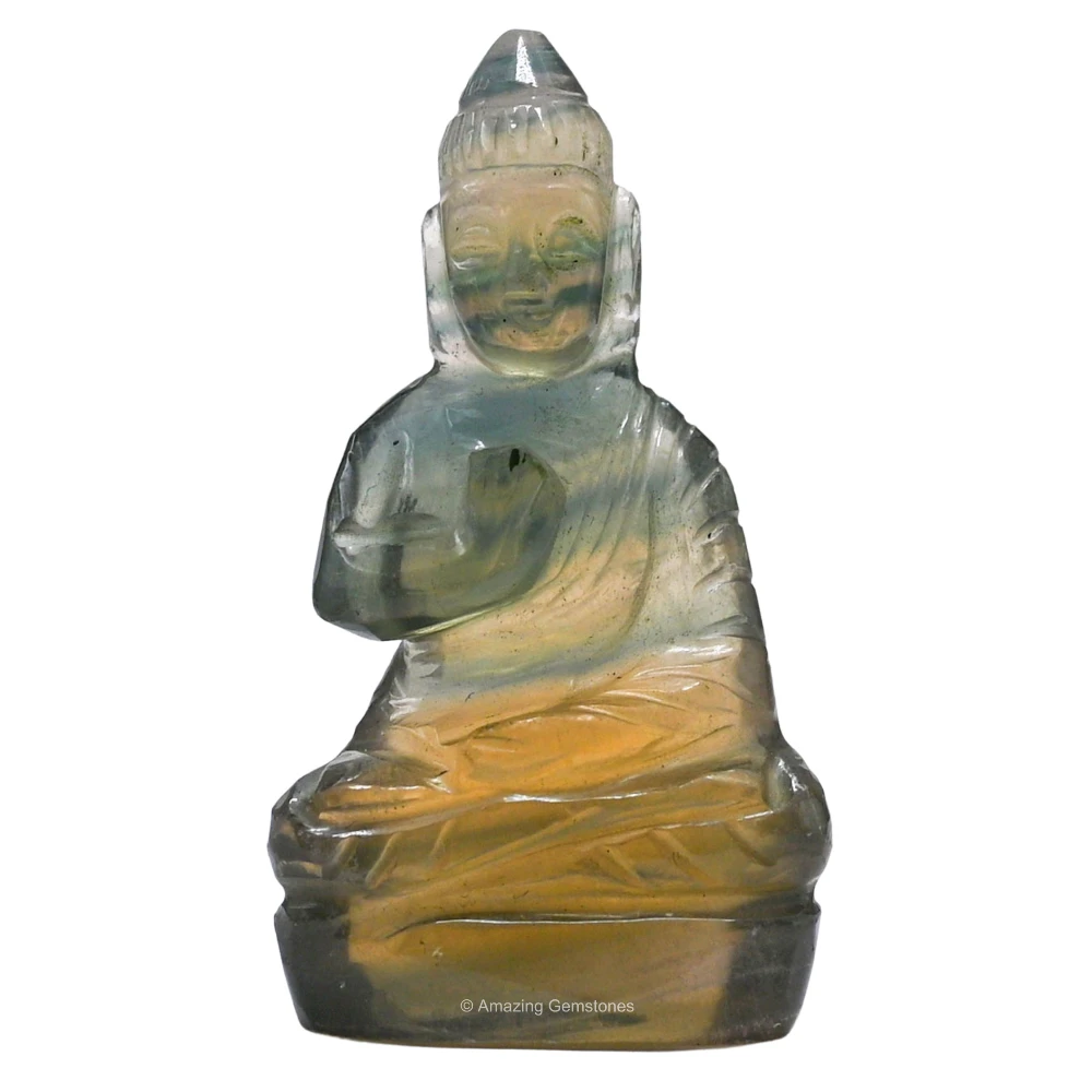 Multi Fluorite Buddha Statue