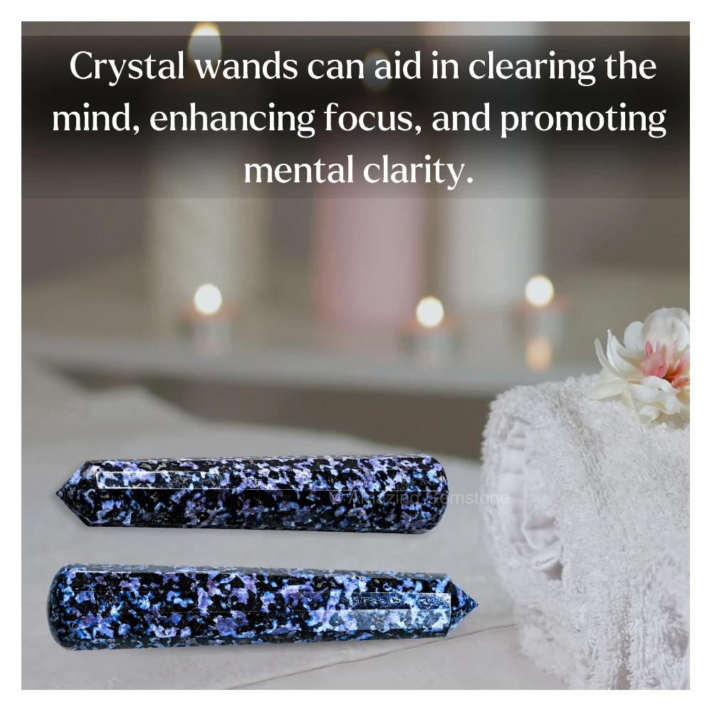 Indigo Gabbro Wand (Faceted)