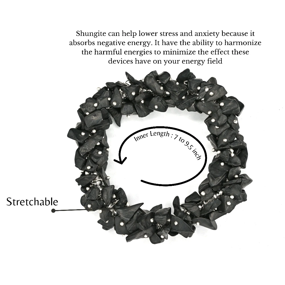 Shungite Chip Bracelet (Fuse)