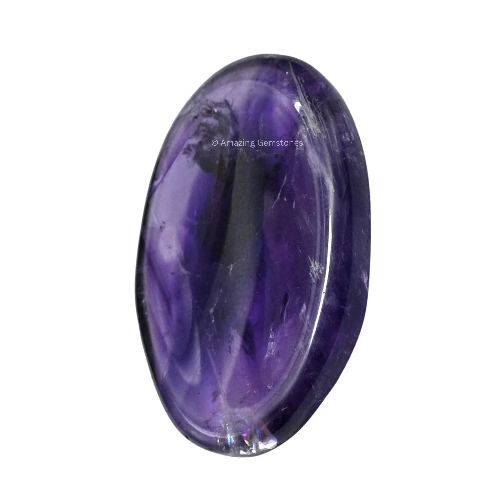 Amethyst Worry Stone
