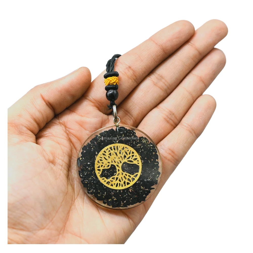 Shungite Necklace - Tree of Life