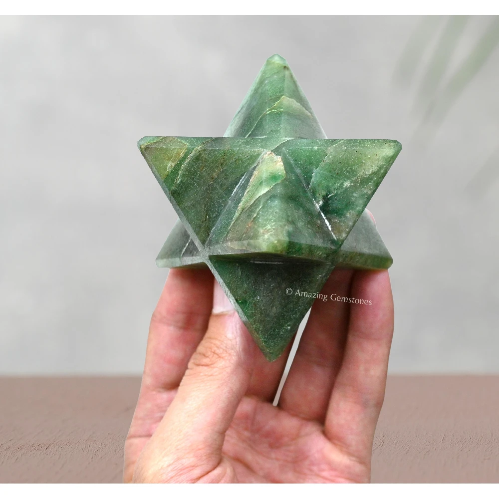 Dark Green Aventurine Merkaba (45-55 mm)