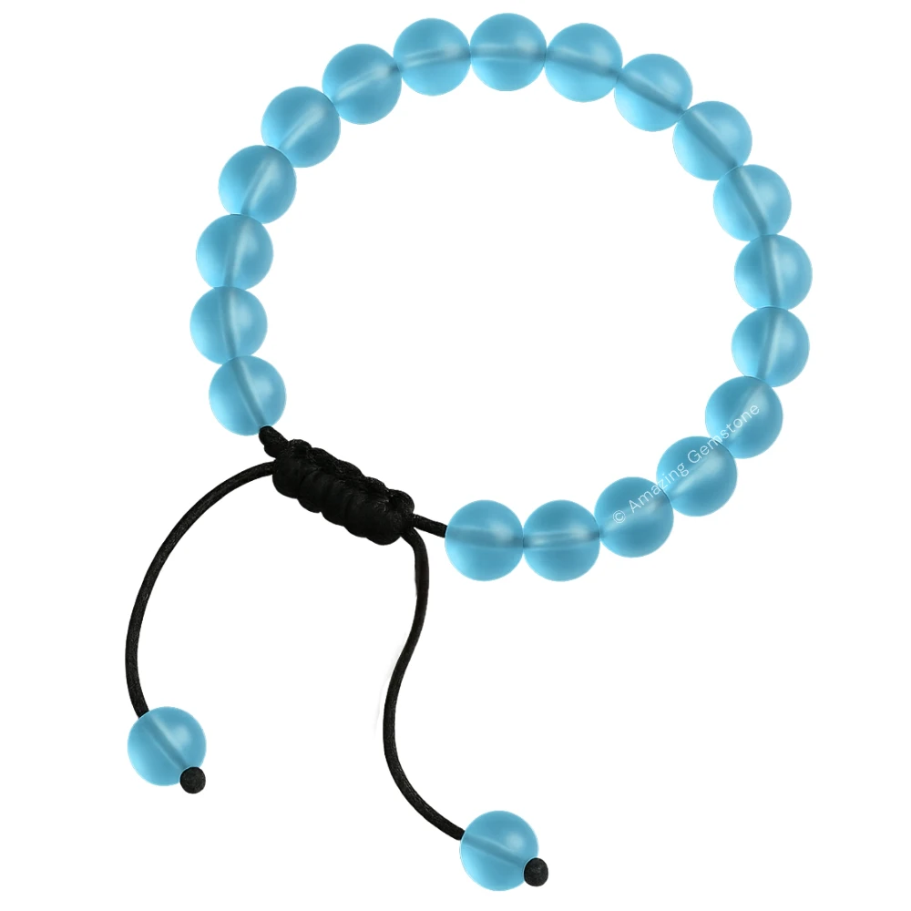 Aquamarine Mermaid Bracelet (Adjustable)
