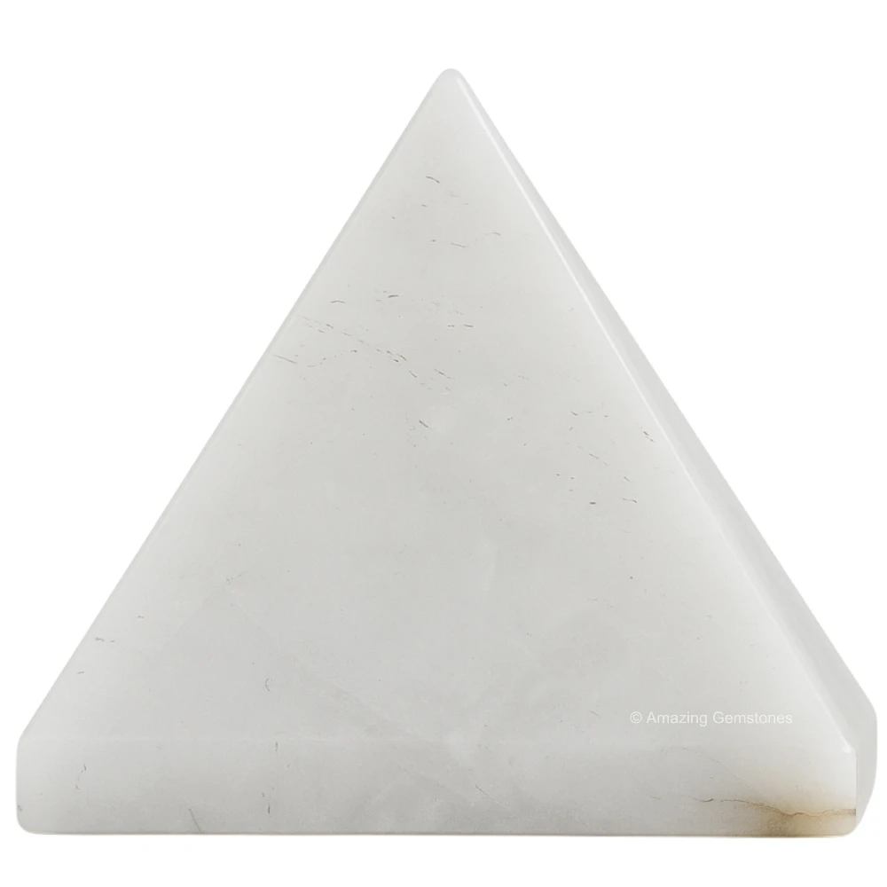 Snow White Quartz Pyramid (2 Inch)