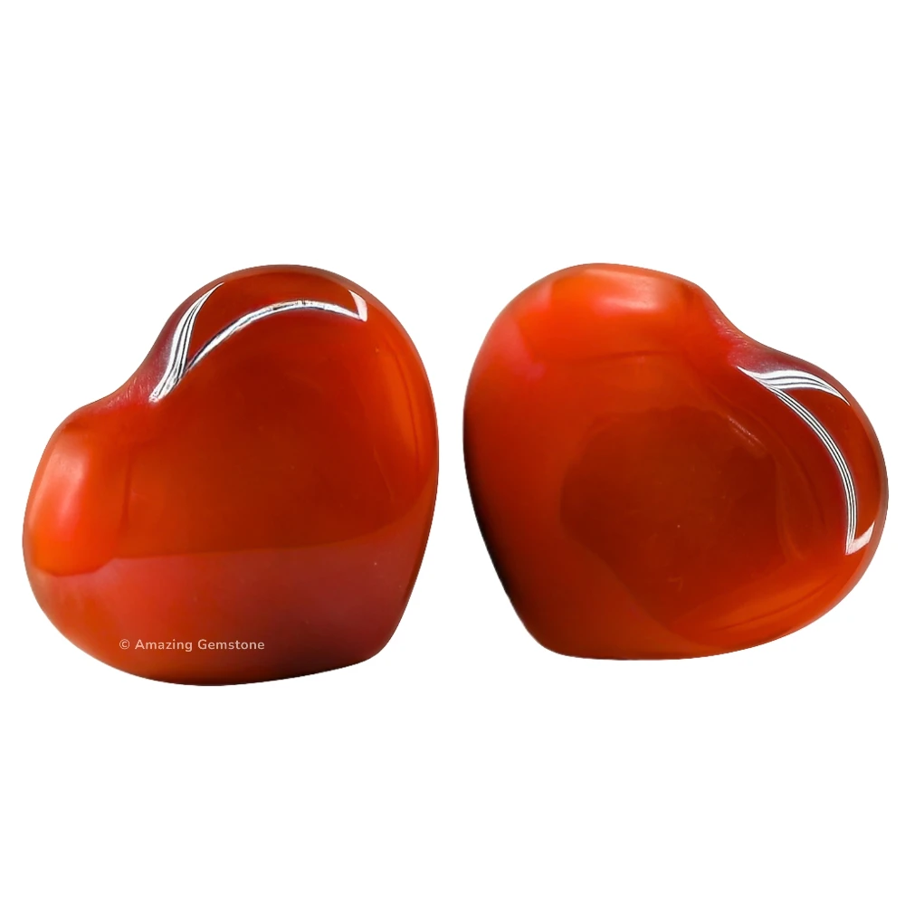 Carnelian Heart (Pack of 2)