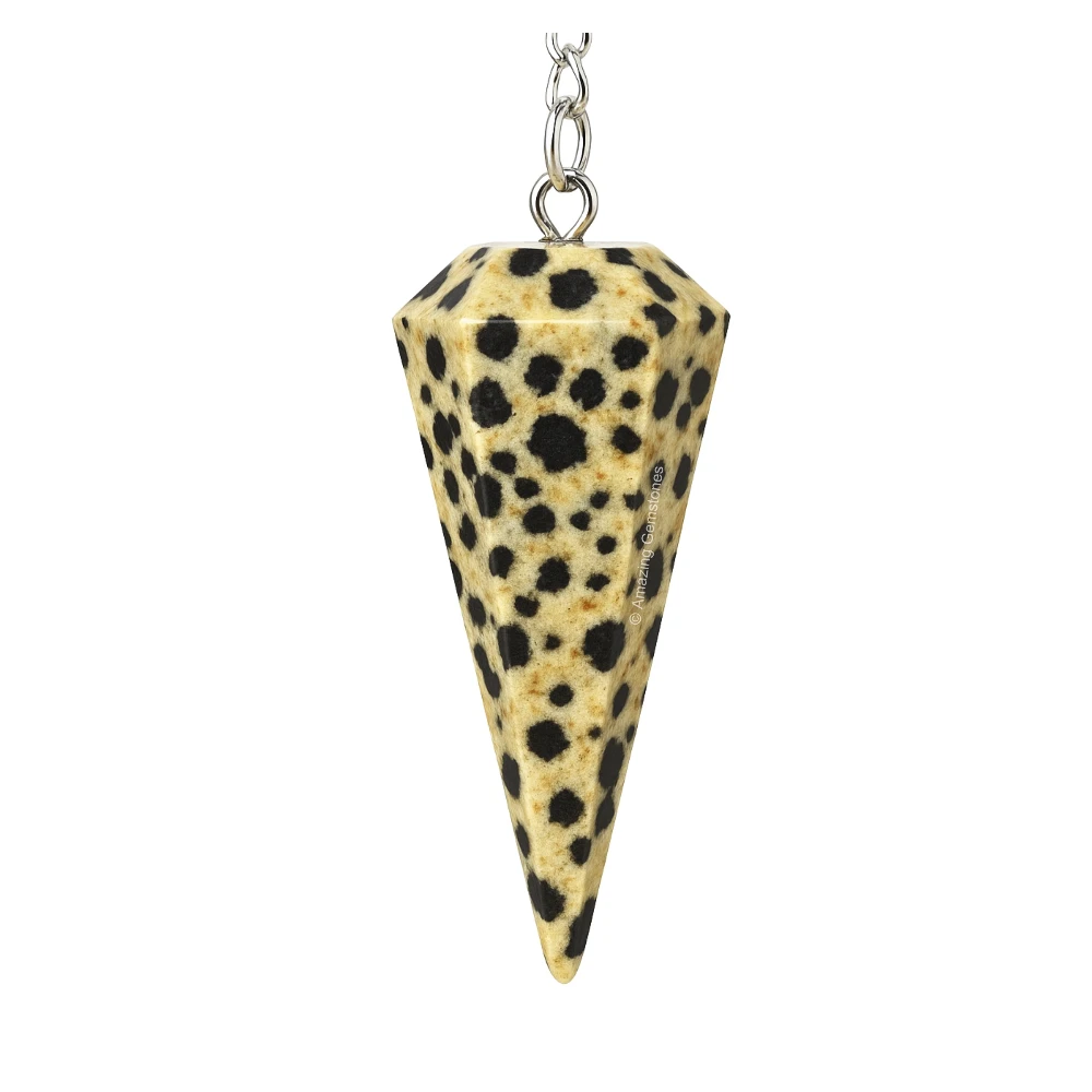 Dalmatian Jasper Pendulum
