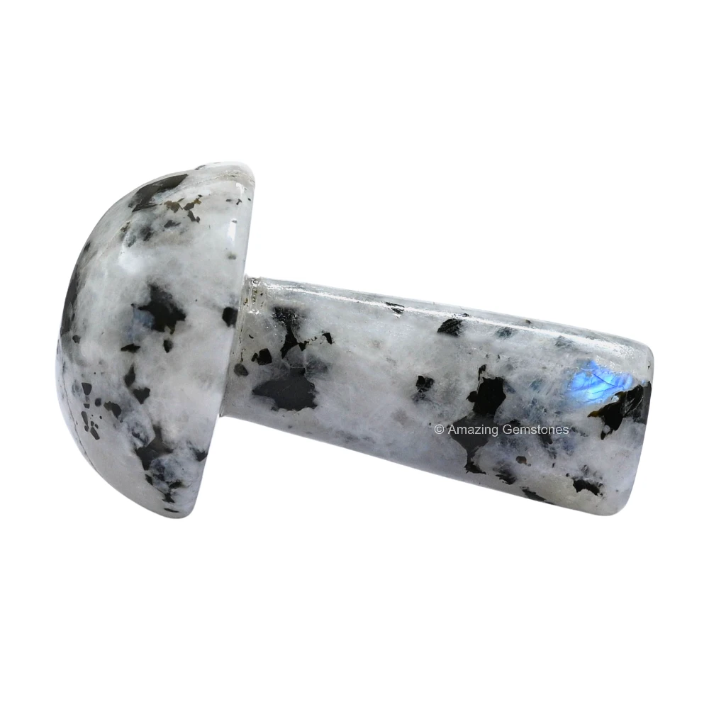 Rainbow Moonstone Crystal Mushroom