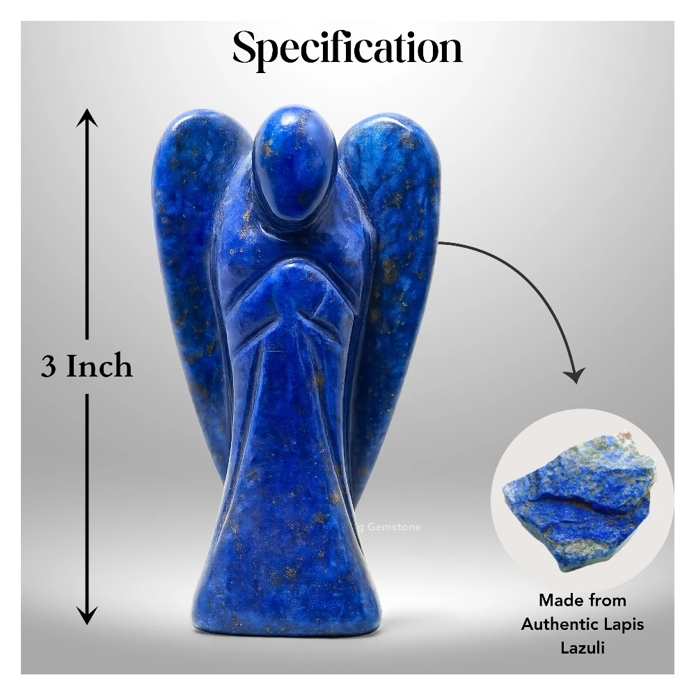 Lapis Lazuli Angel Figurine (3 Inch)