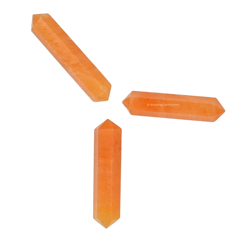 Red Aventurine Pencil Points (Double Terminated) (Set of 50)