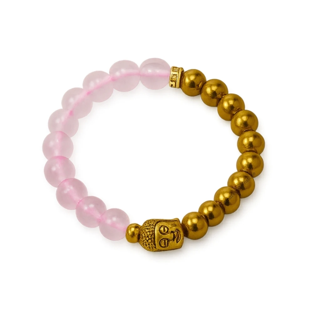 Love and Money Bracelet with Buddha Charm (Golden)
