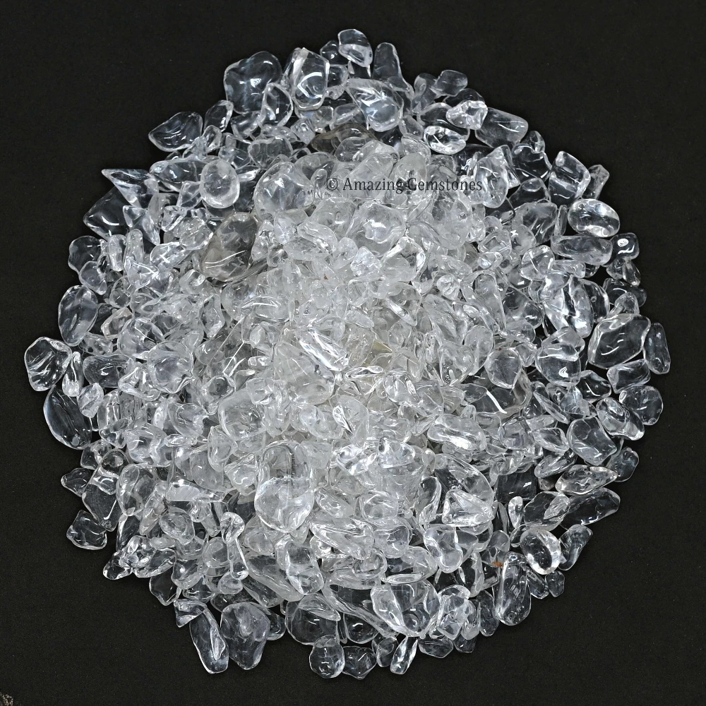 Clear Quartz Chips (1LB) (High Grade)