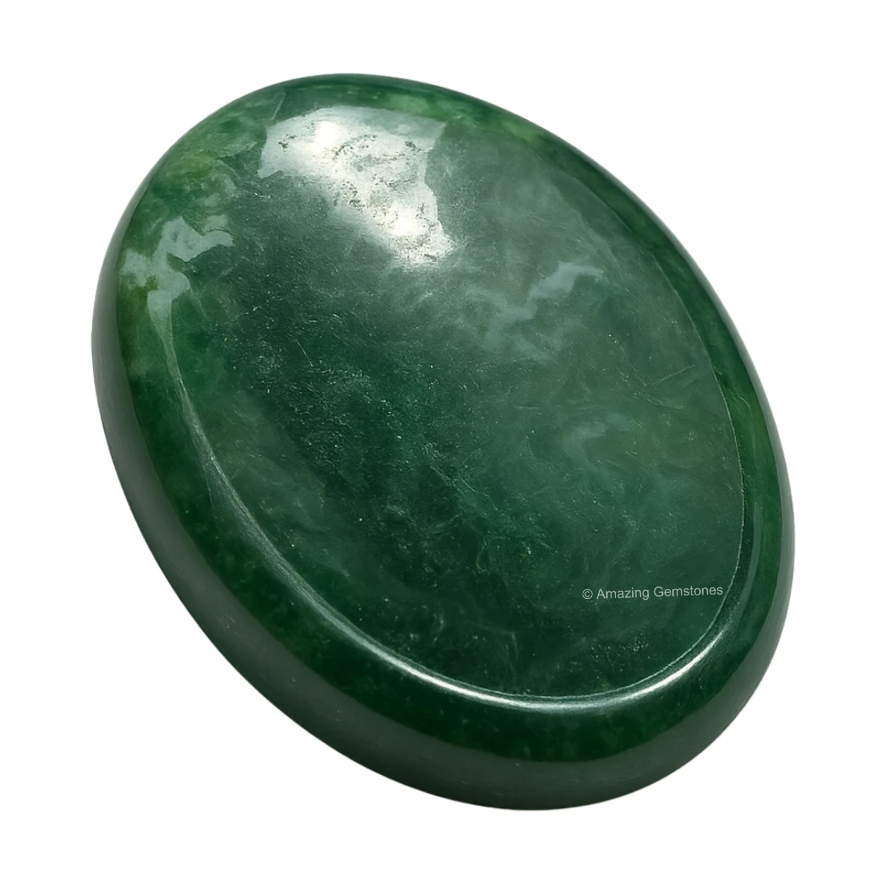 Moss Agate Worry Stone