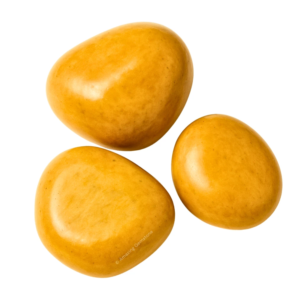 Tumbled Yellow Jasper Crystals Stones (1 oz)